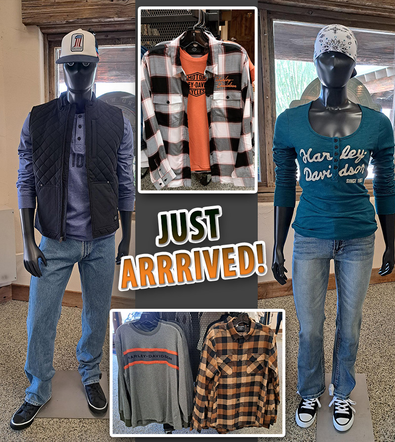 New Adult Apparel Just in at Superstition Harley-Davidson®