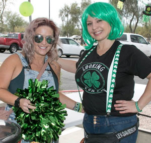 ladys at st pattys day party shd